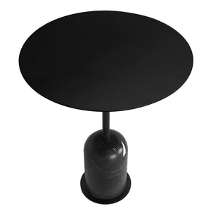 Shantu Side Table with Metal Top-Blue Hand Home