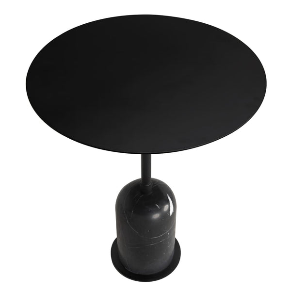 Shantu Side Table with Metal Top-Blue Hand Home