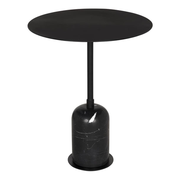 Shantu Side Table with Metal Top-Blue Hand Home
