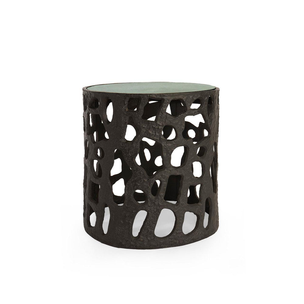 Shina Accent Table-Blue Hand Home