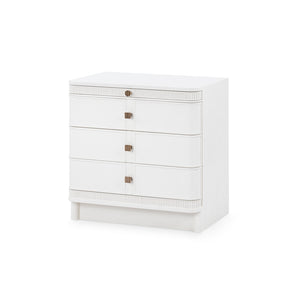 Sienna 3-Drawer Side Table-Blue Hand Home