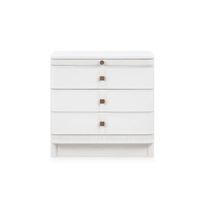 Sienna 3-Drawer Side Table-Blue Hand Home