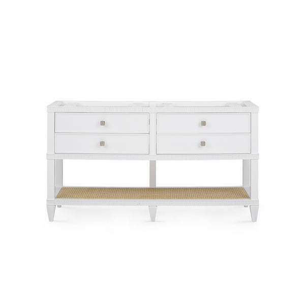 Sienna 2-Drawer Table - Base Only, Vanilla