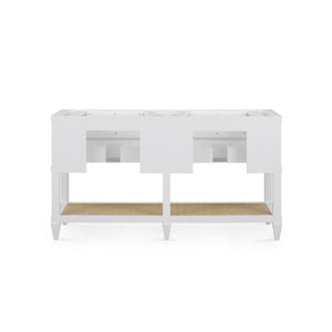 Sienna 2-Drawer Table - Base Only, Vanilla