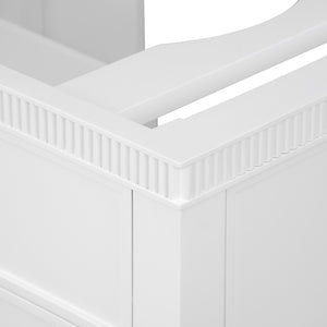 Sienna 2-Drawer Table - Base Only, Vanilla