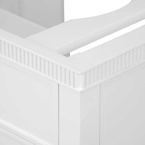 Sienna 2-Drawer Table - Base Only, Vanilla-Blue Hand Home