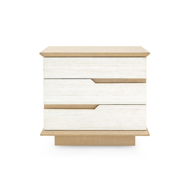 Simon 3-Drawer Side Table / Light Natural Shimmer-Villa & House-Blue Hand Home