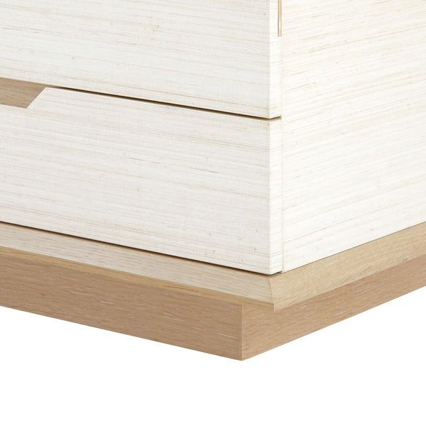 Simon 3-Drawer Side Table / Light Natural Shimmer-Villa & House-Blue Hand Home