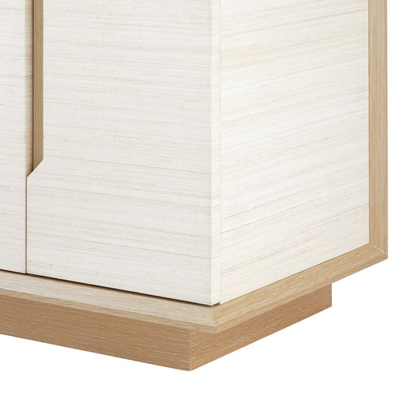 Simon 3-Drawer & 4-Door Cabinet / Light Natural Shimmer-Villa & House-Blue Hand Home