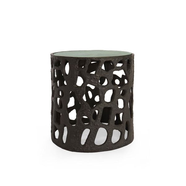 Shina Accent Table-Blue Hand Home
