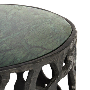 Shina Accent Table-Blue Hand Home