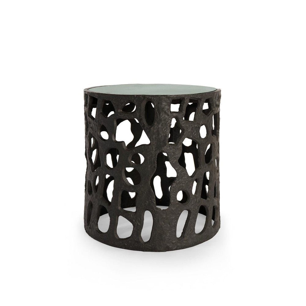 Shina Accent Table-Blue Hand Home