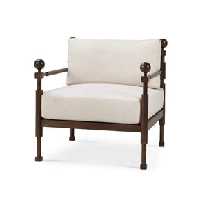 Soluna Lounge Chair-Blue Hand Home