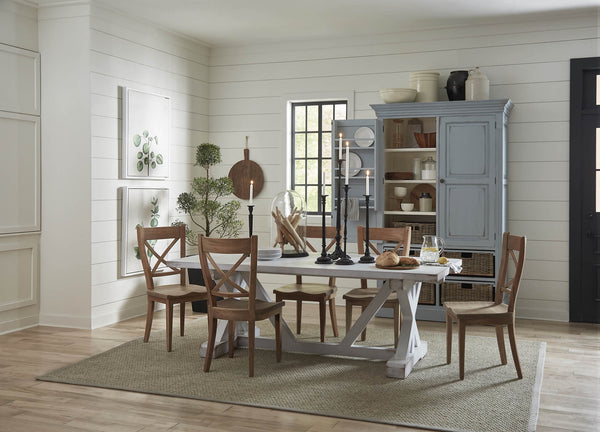 Sonoma Storage Cabinet w/ Baskets-Blue Hand Home
