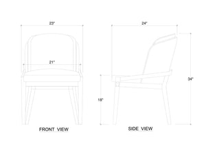 Sopworth Dining Chair-Blue Hand Home