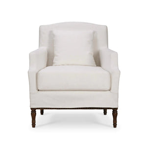 St.James Slipcoveed Chair-Blue Hand Home