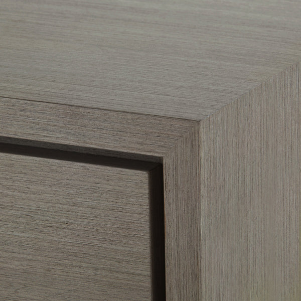 Stanford 1-Drawer Side Table, Taupe Gray
