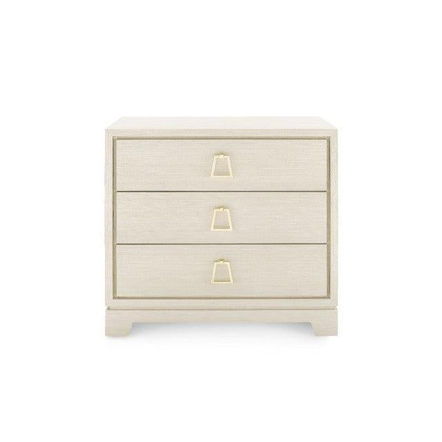 Stanford 3-Drawer Side Table-Blue Hand Home