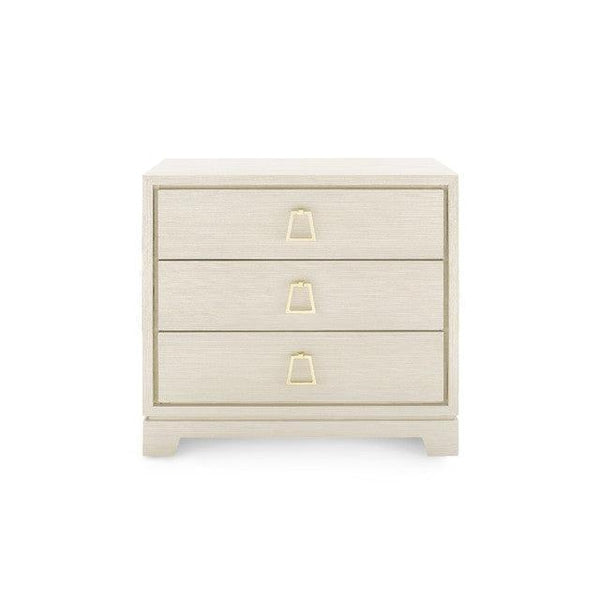 Stanford 3-Drawer Side Table-Blue Hand Home