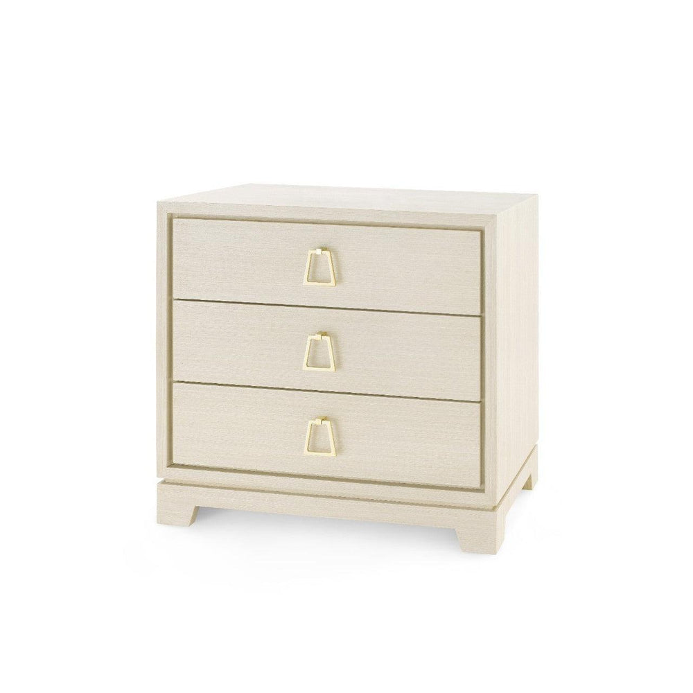 Stanford 3-Drawer Side Table-Blue Hand Home