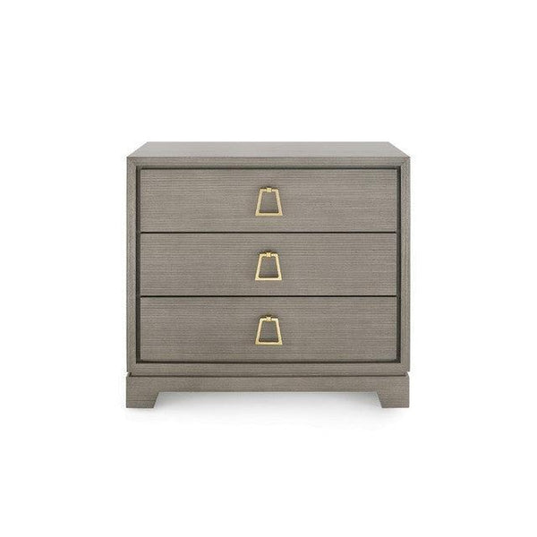 Stanford 3-Drawer Side Table-Blue Hand Home