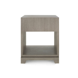 Stanford 1-Drawer Side Table, Taupe Gray-Blue Hand Home