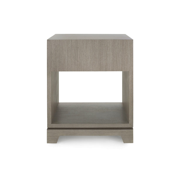 Stanford 1-Drawer Side Table, Taupe Gray-Blue Hand Home