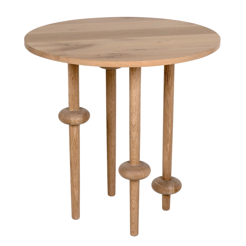 Sue Ellen Side Table, RO, Whiskey - 28x28x28-Blue Hand Home