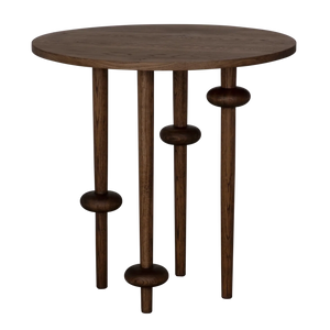 Sue Ellen Side Table, RO, Whiskey - 28x28x28-Blue Hand Home
