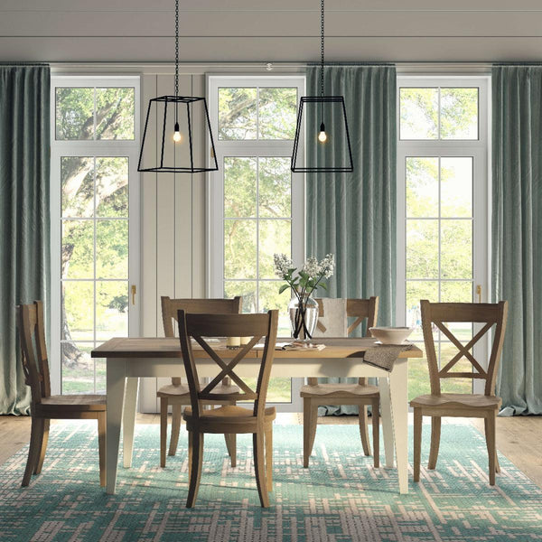 Summerville Extension Dining Table 67'' extends to 87''-Blue Hand Home