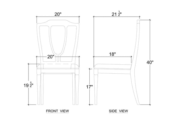 Sydney Dining Chair-Blue Hand Home