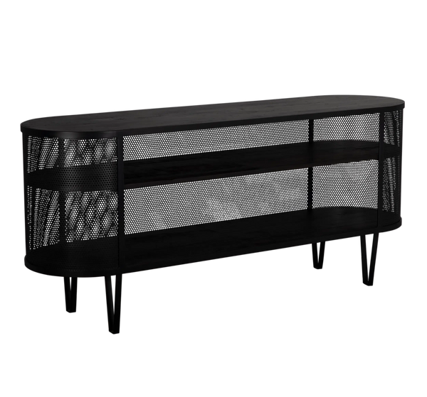 Sylvie Oval Console - 72x20x32.5-Blue Hand Home