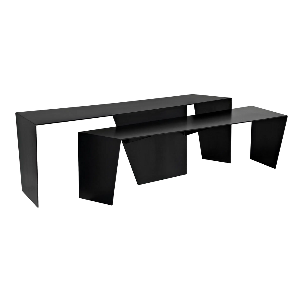 Tandem Coffee Table - 73x30x19-Blue Hand Home