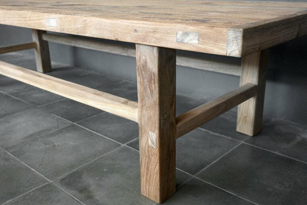 Teak Cocktail Table-Blue Hand Home