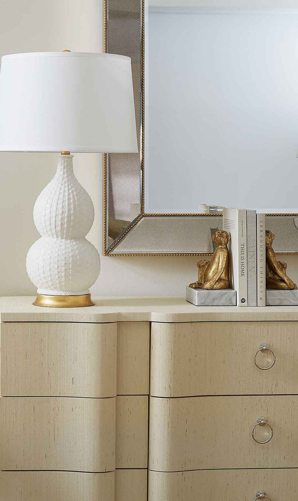 Tamarin Bookends (Pair), Gold Leaf
