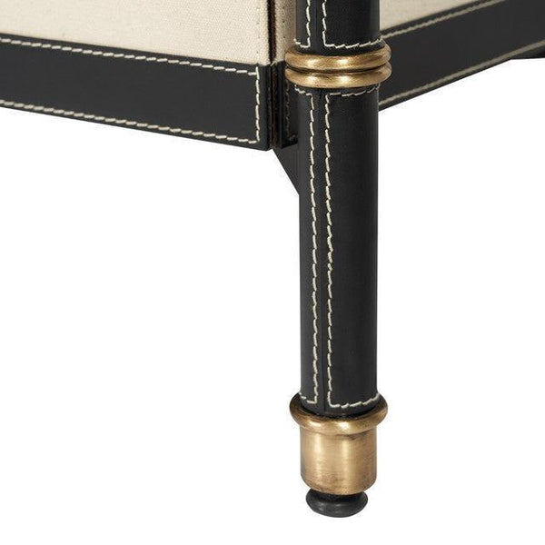 Toulon 3-Drawer Side Table-Blue Hand Home