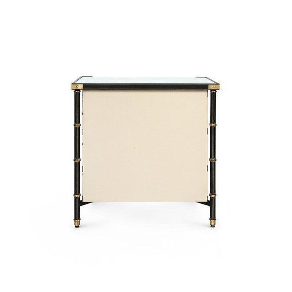 Toulon 3-Drawer Side Table-Blue Hand Home