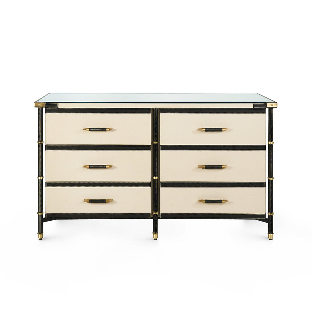 Toulon 6-Drawer, Black
