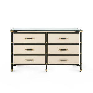 Toulon 6-Drawer, Black