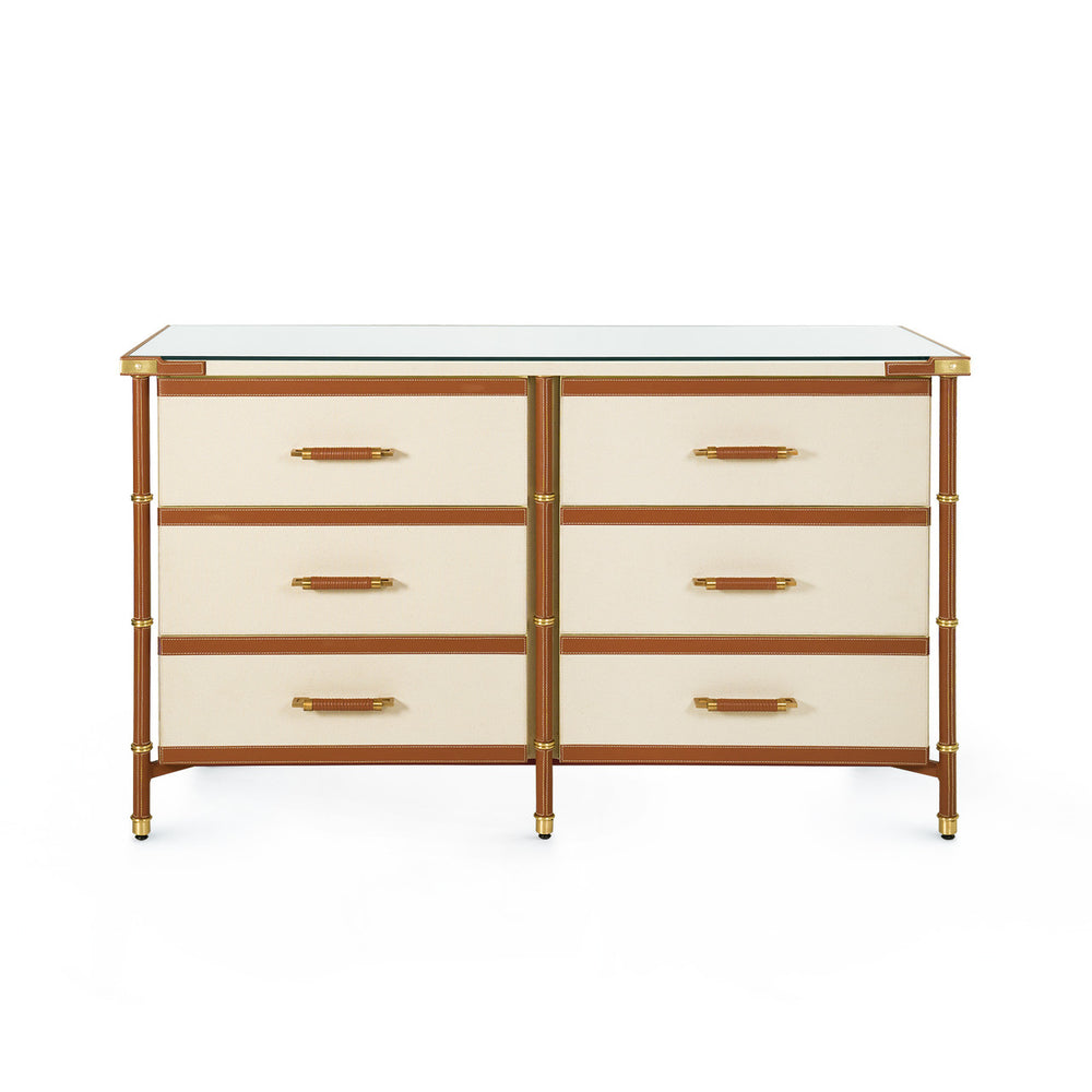 Toulon 6-Drawer, Tan