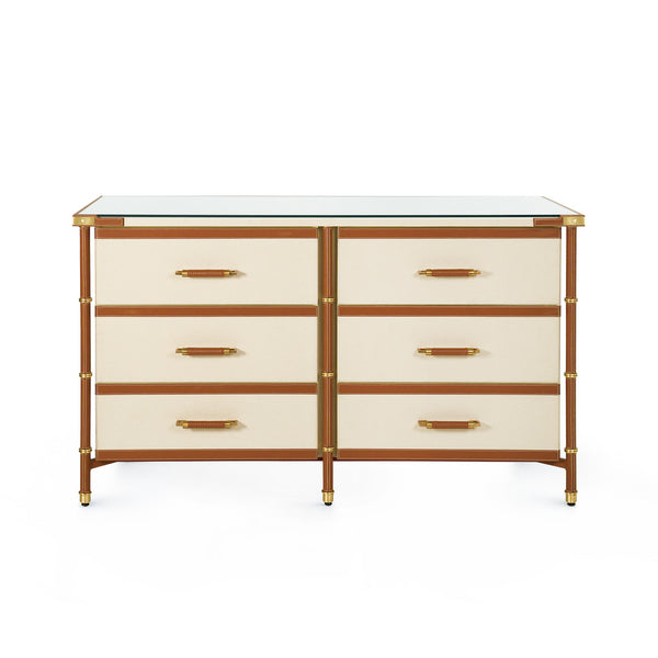 Toulon 6-Drawer, Tan