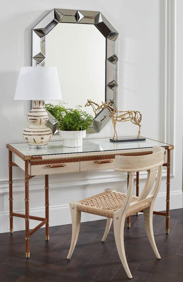 Toulon Desk-Blue Hand Home