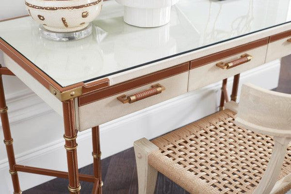 Toulon Desk-Blue Hand Home