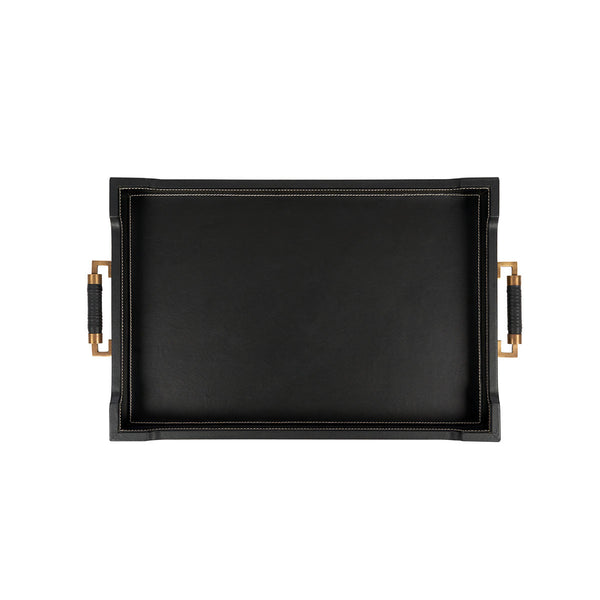 Toulon Rectangular Serving Tray, Black