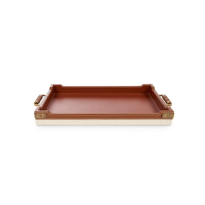 Toulon Rectangular Serving Tray, Tan