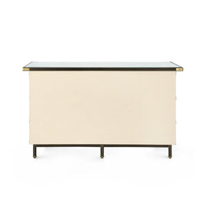 Toulon 6-Drawer, Black-Blue Hand Home
