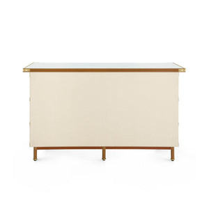 Toulon 6-Drawer, Tan-Blue Hand Home