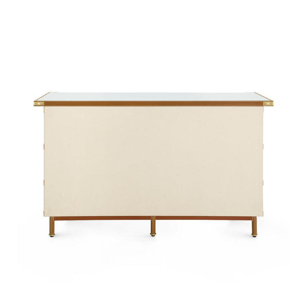 Toulon 6-Drawer, Tan-Blue Hand Home