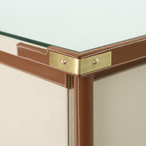 Toulon 6-Drawer, Tan-Blue Hand Home