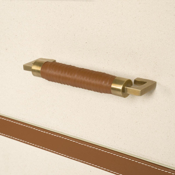 Toulon 6-Drawer, Tan-Blue Hand Home